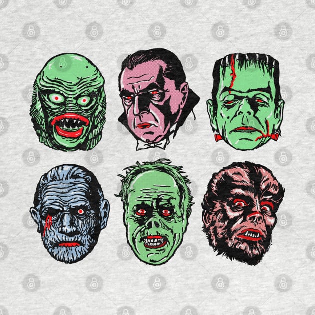 MANI-YACK Famous Movie Monsters by HalloweenHotSce